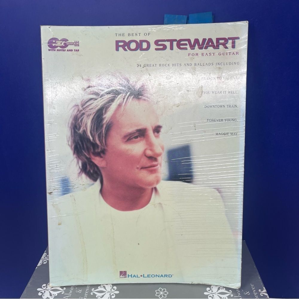 1986 The Best of Rod Stewart for Easy Guitar Sheet Music